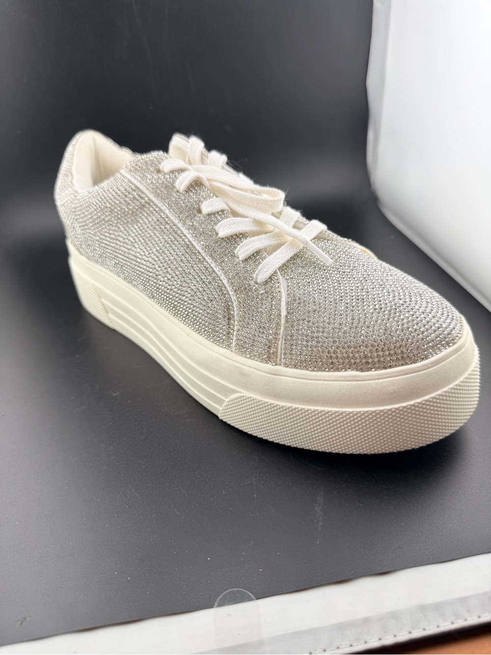 Jessica Simpson Caitrona Rhinestone Embellished Platform Sneaker